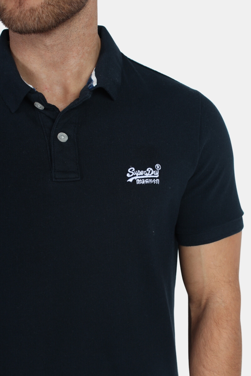 Polo Eclipse Superdry Navy Classic Pique S/S