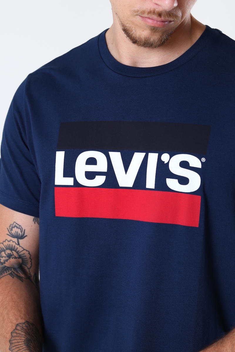 LEVIS SPORTSWEAR LOGO GRAPHIC 84 T-SHIRT Man Dress blue