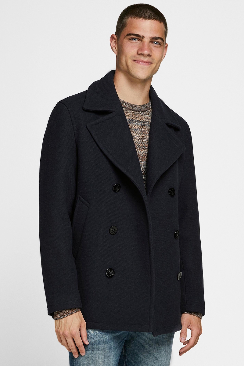 Jack Jones JPRBLUNAVY PEACOAT LN Dark Navy