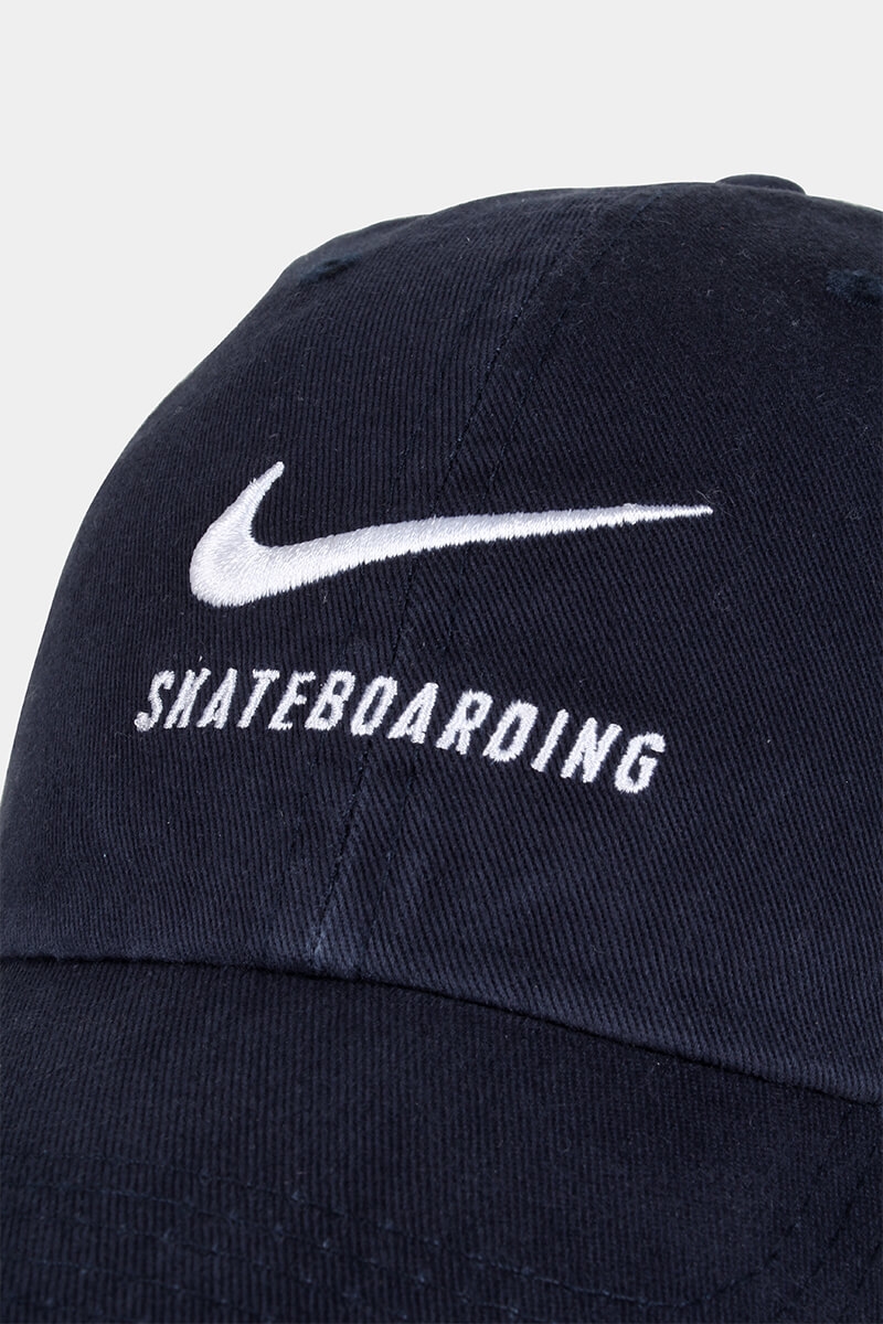 SB H86 Twill Cap Obsidian/White