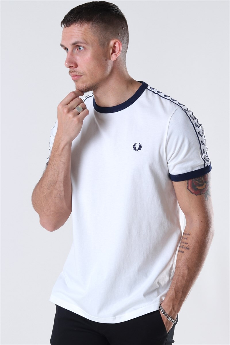fred perry white t shirt