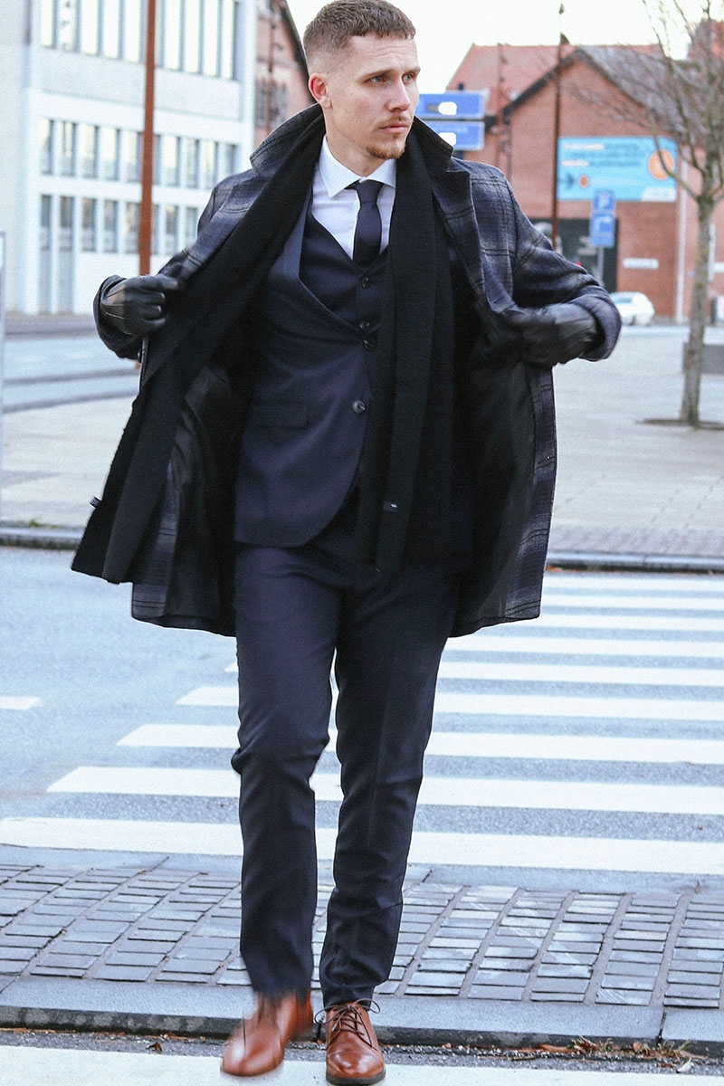 Jack Jones TOMMY WOOL COAT Navy Blazer