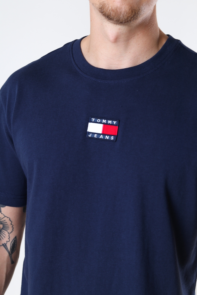 Tommy Jeans Tommy Hilfiger TJM TOMMY BADGE TEE Twilight Navy | T-Shirts