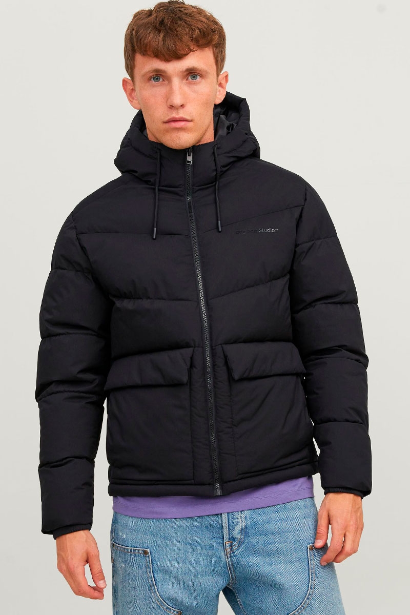 Jack Jones Vesterbro Puffer Jacket Black