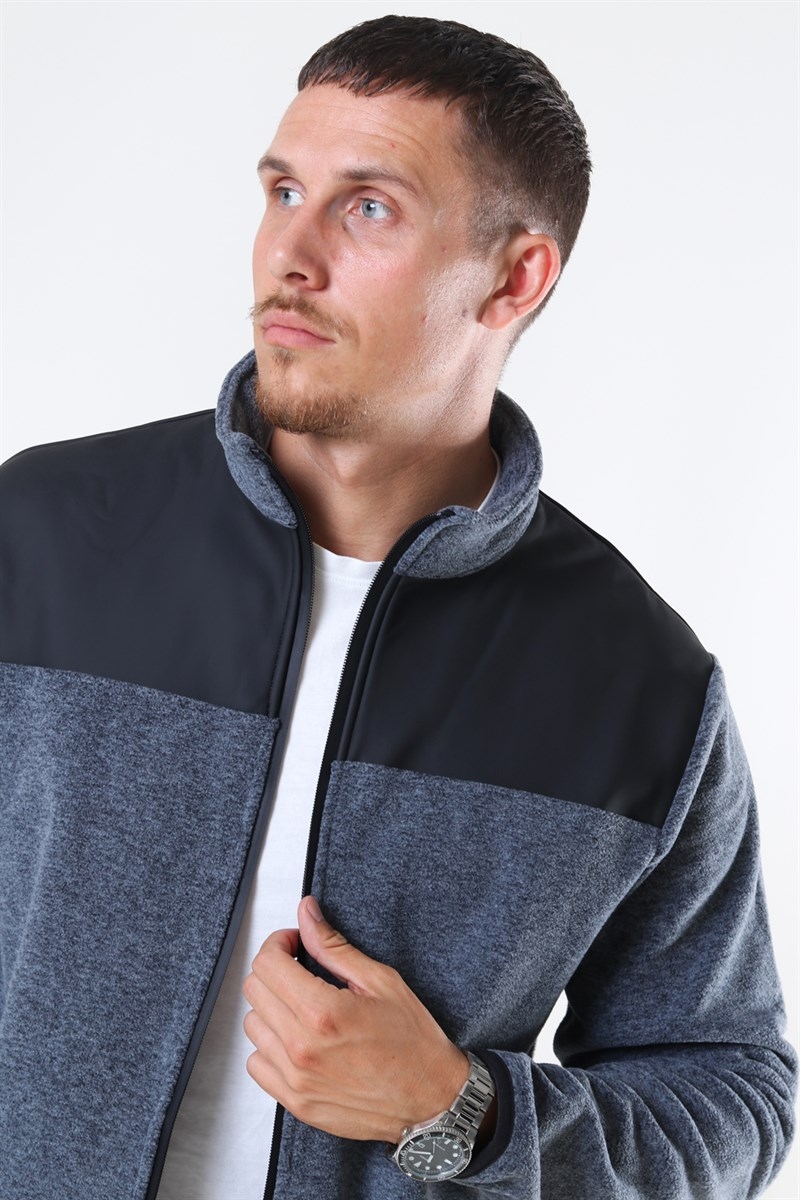 Rains fleece zip puller top