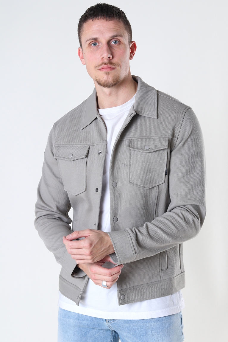 Jack Jones JPRBLADEXTER SWEAT TRUCKER JACKET Elephant Skin SLIM FIT