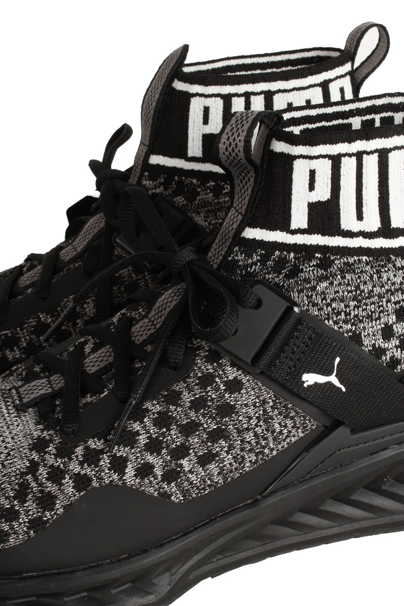 Puma Ignite Evoknit Black Quiet Shade Black