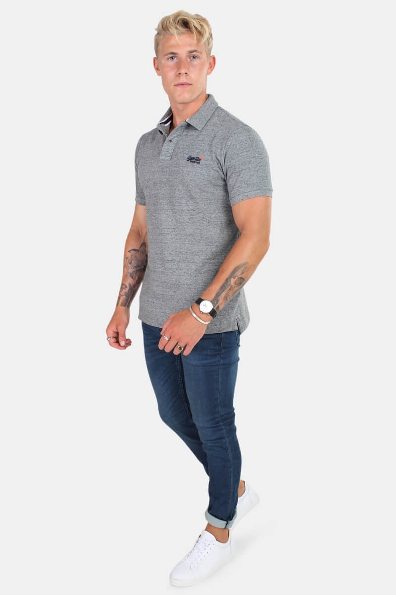 S/S Grit Steel Classic Flint Pique Superdry Polo