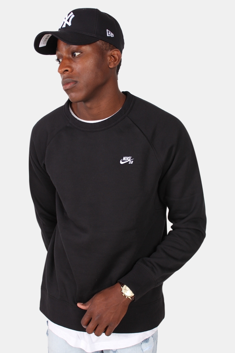 A escala nacional compensar Oblongo Nike SB Icon Crew LS Fleece Sweatshirts Black