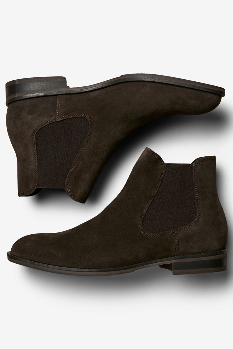 Selected Louis Suede Chelsea Boots Demitasse