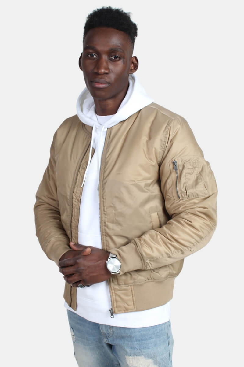 jacket Beige Bomber Classics Urban