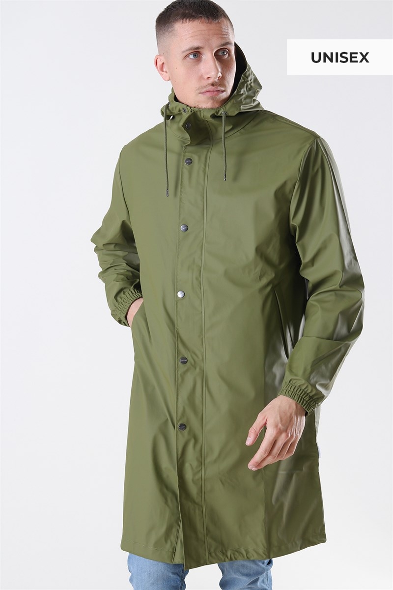 Rains fishtail parka sage clearance