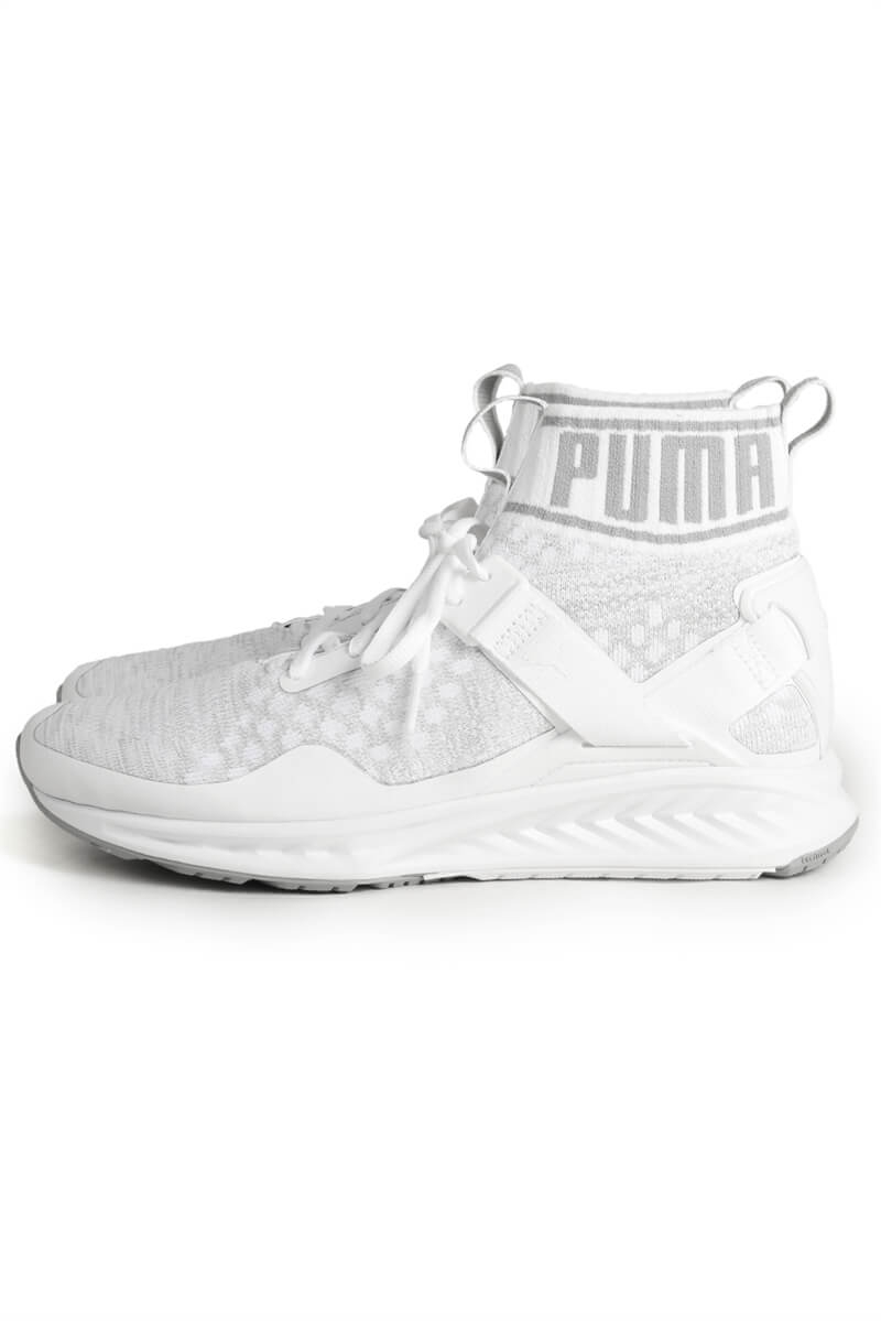 Puma Ignite Evoknite White Quarry Vaporous Gray