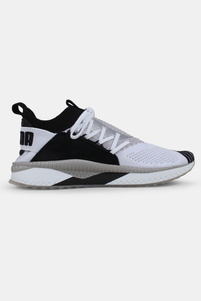 Puma TSUGI Jun Cubism Sneakers White Black Gray Violet