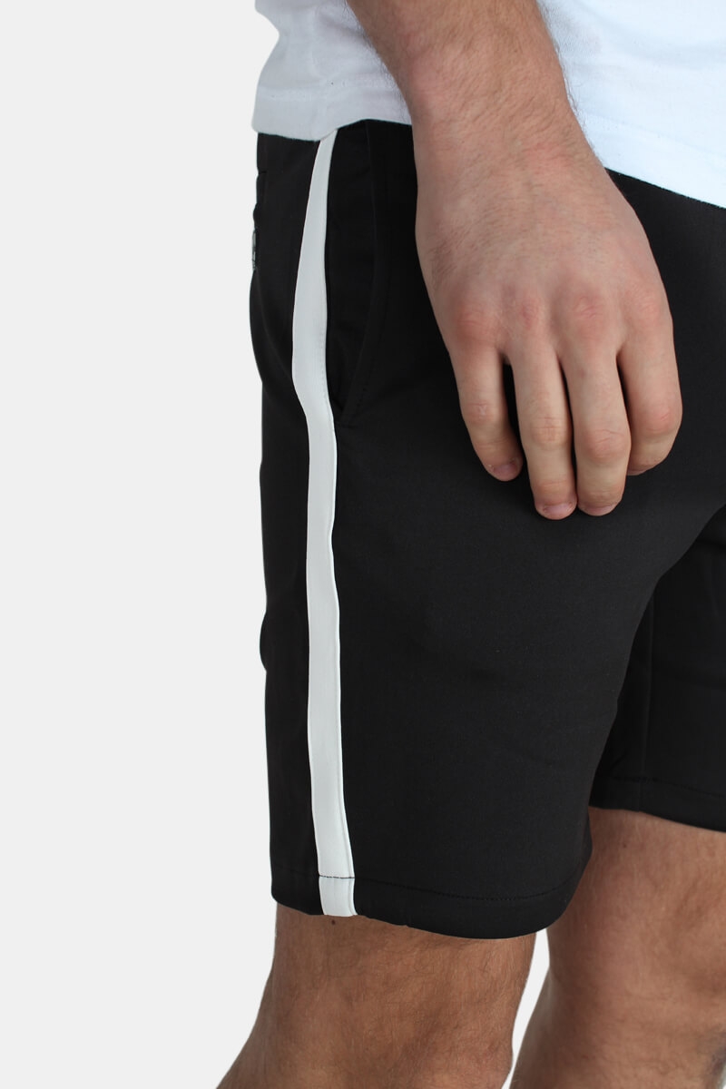 Junkies Alfred Track Shorts Black/Off White