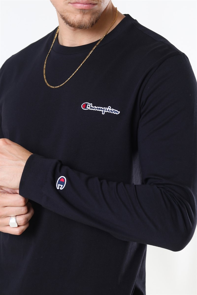 champion script sleeve long sleeve t-shirt