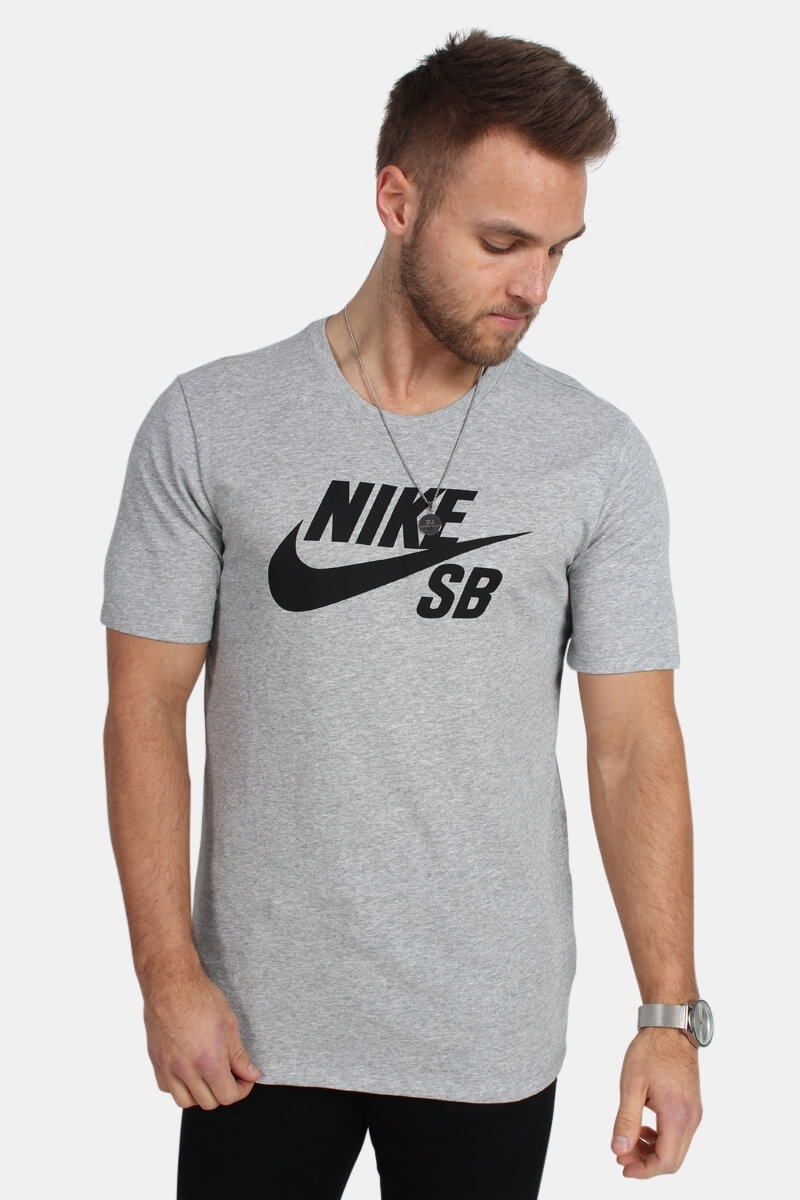 Nike Logo T-shirt Grey/Black
