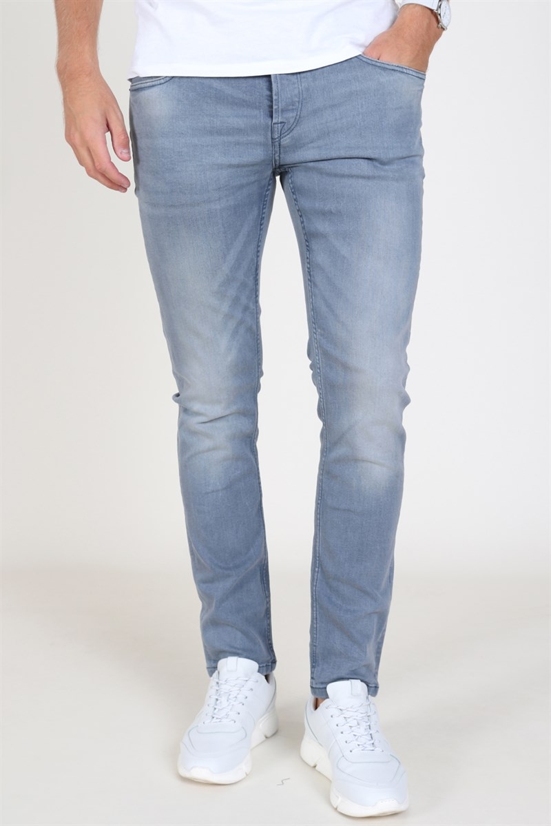 Succes lont Continu Only & Sons Loom Slim Jeans Blue Grey Denim