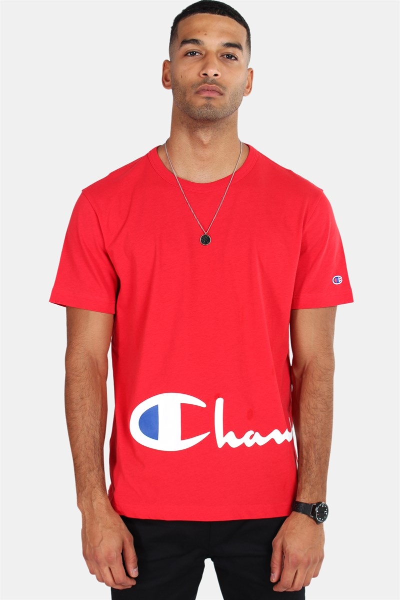 champion t shirt red