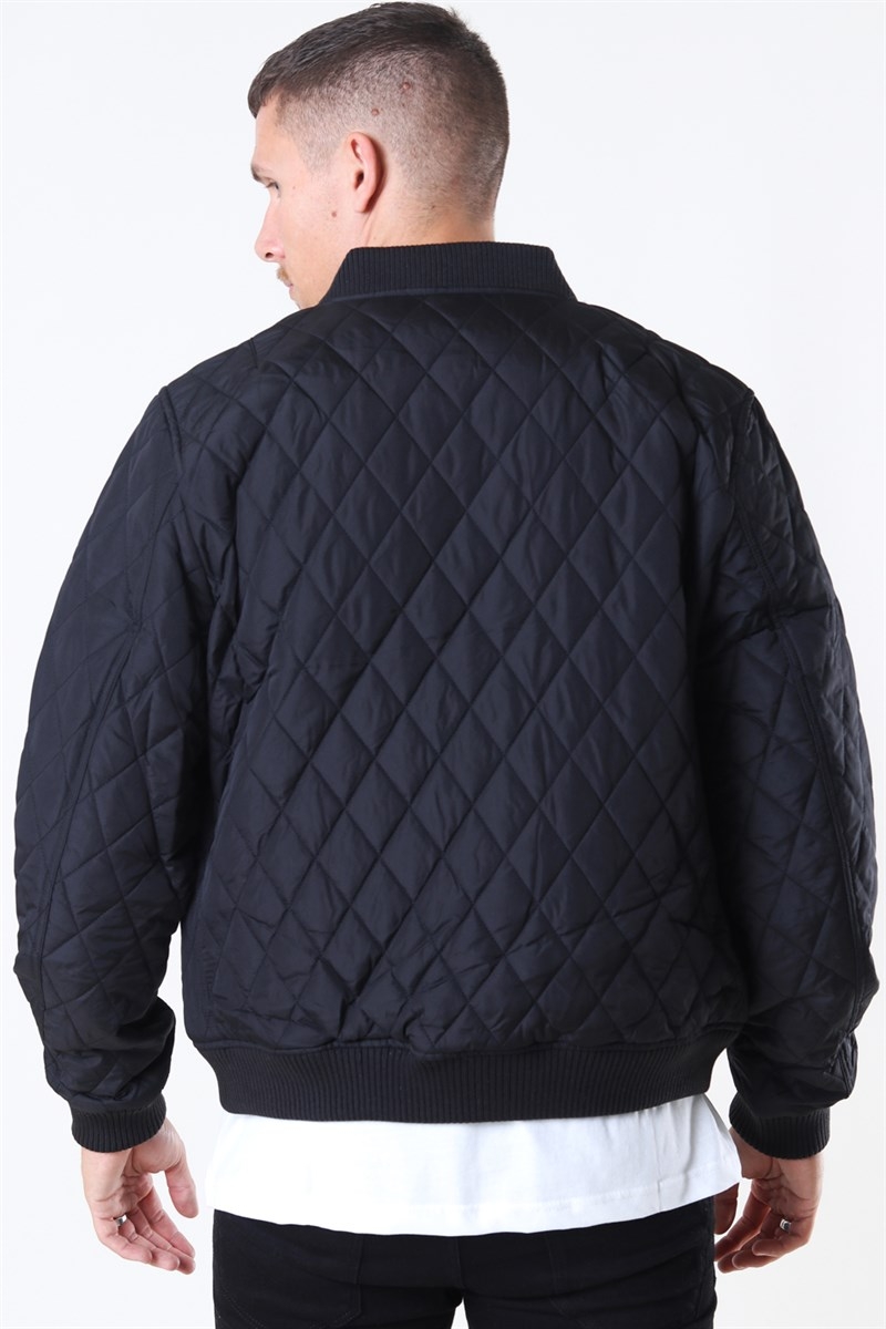 Quilt Black Nylon Urban Classics Jacket