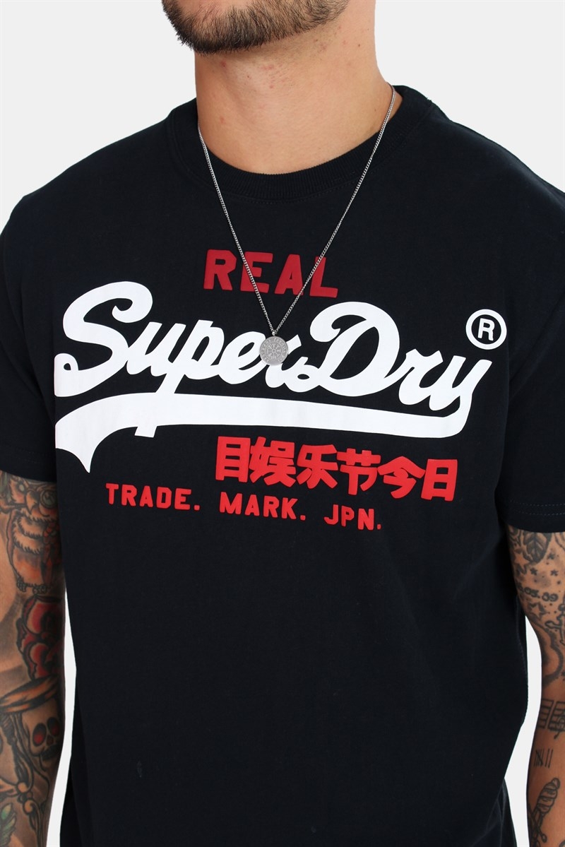 superdry eclipse navy t shirt