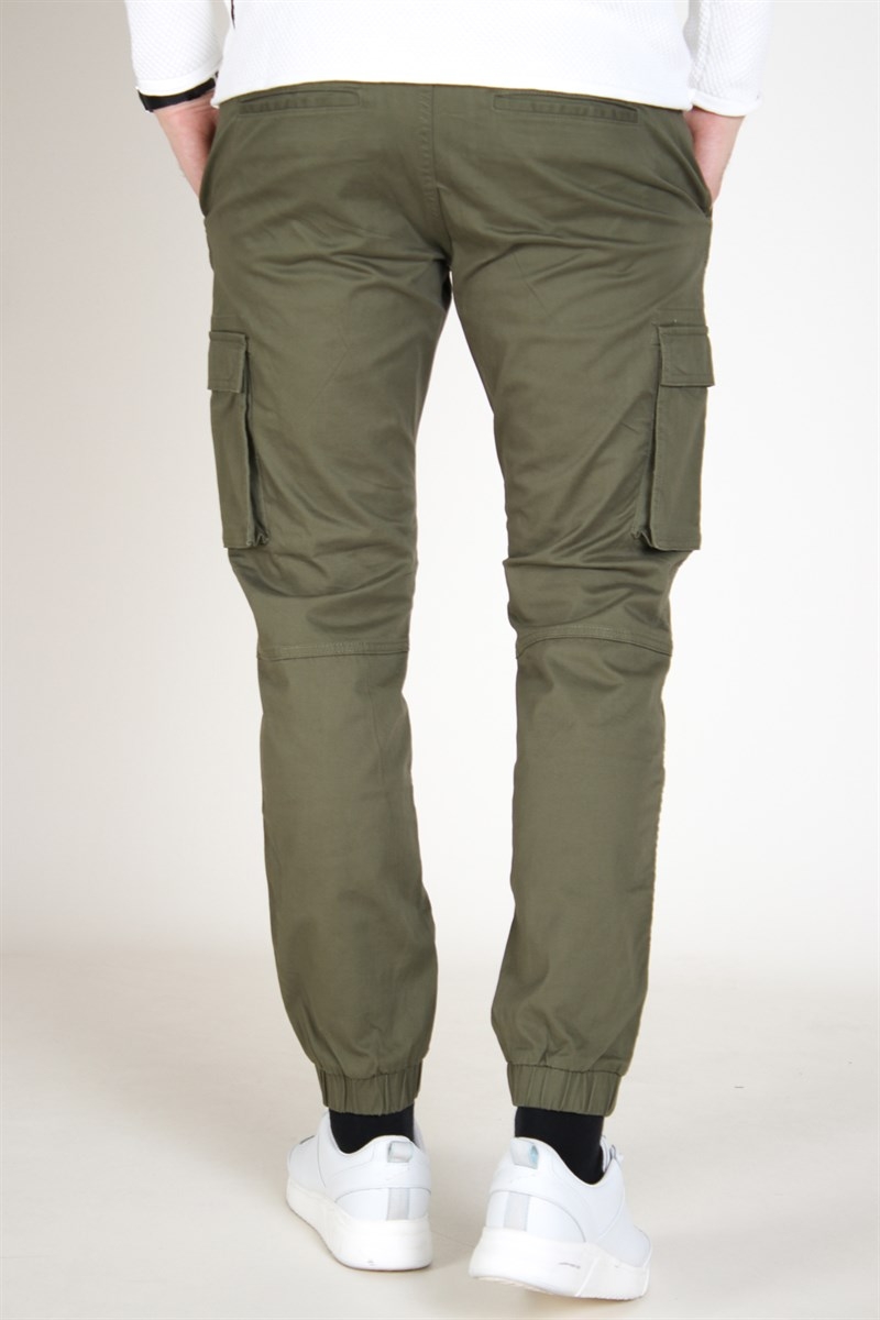 slijm Verdraaiing Kostuums Only & Sons Cam Stage Cargo Cuff Pants Olive Night