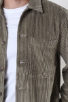 Selected Loose Jake Cord Overshirt Mermaid