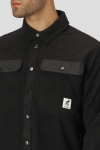 Fat Moose Herold Fleece Overshirt Black