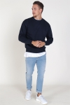 Jack & Jones Soft Sweatshirts Crew Neck Navy Blazer