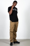 Fat Moose FM Logo Organic Tee Black