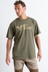 Fat Moose FM Logo Organic Tee Army