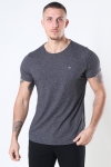 Tommy Jeans Slim Jaspe Crewneck T-shirt Black