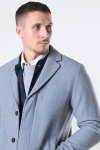 Selected Hagen Wool coat Grey Melange