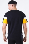 Champion Crewneck T-Shirt Black/Yellow/White