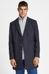 Jack & Jones JJEMOULDER WOOL COAT SN Dark Grey CHECK