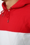 Urban Classics TB1870 Hoodie Fire Red/White/Navy