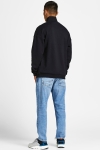 Jack & Jones JORCOPENHAGEN SWEAT QUARTER ZIP SN Black