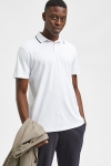 Selected SLHLEROY COOLMAX SS POLO B NOOS Bright White