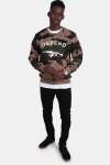 Defend Paris Crew Sweatshirts Camo Tan