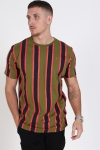 Denim Project Mulit T-Shirt Olive Big Stripe