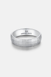 Northern Legacy Siempre Cushion Band Ring Silver