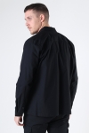 Clean Cut Copenhagen Ripstop Stretch Overshirt Black