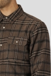 Fat Moose Adrian Shirt Brown Check