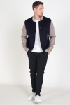 Les Deux Varsity Bomber Jacket Navy