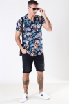 Solid Brando S/S Cuba Tropic Shirt Insignia Blue