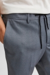 Selected SLHPETE FLEX STRING SHORTS G CAMP Light Grey Melange