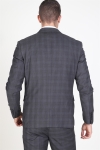 Lindbergh Checked Men's Jacketsæt Check Grey