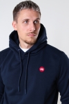 Kronstadt Lars Organic/Recycled hood sweat Navy