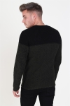 Only & Sons Sato 5 Colorblock Crew Neck Knit Rosin