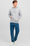 Jack & Jones Bradley Sweat Hoodie Light Grey Melange